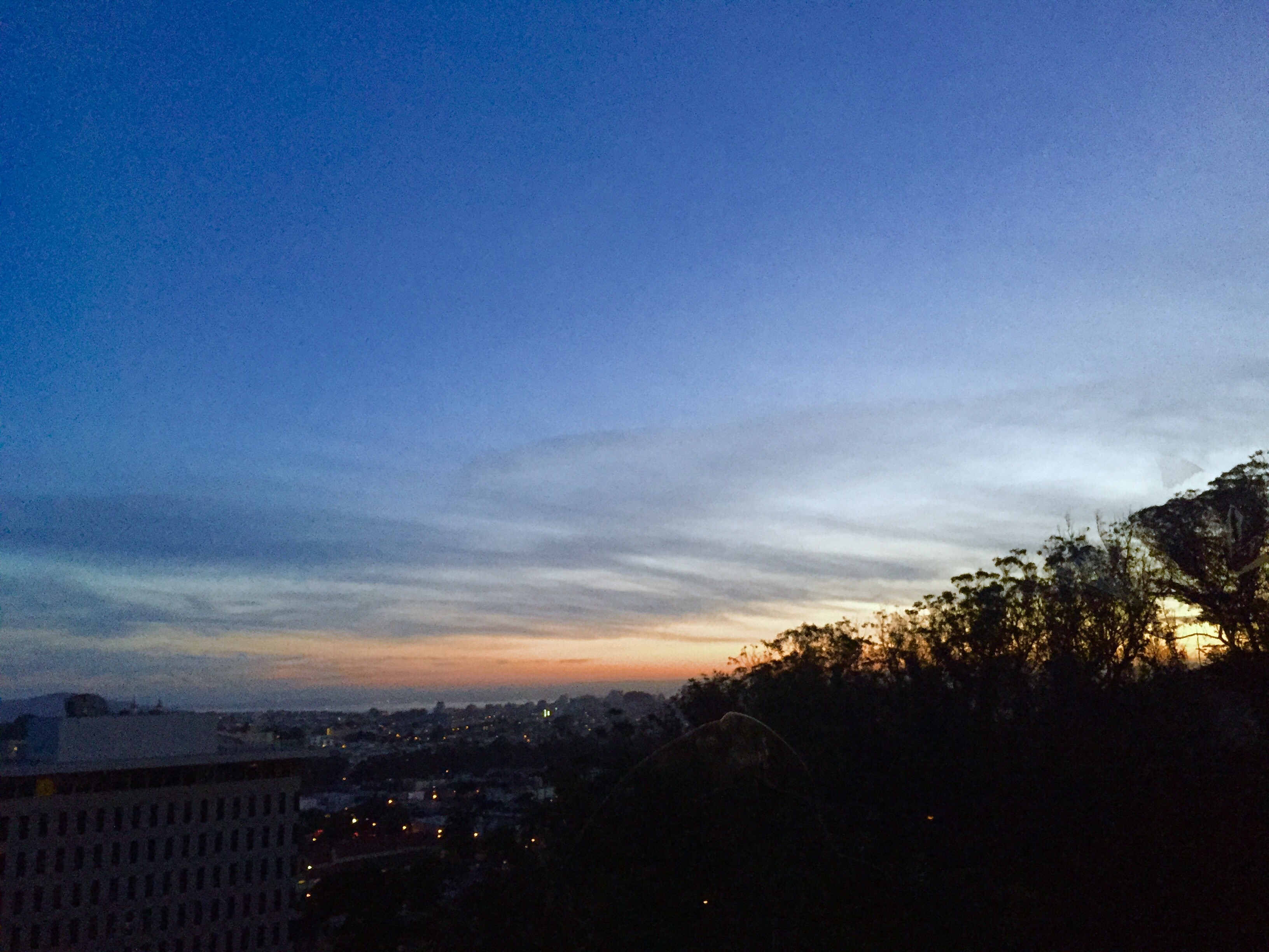 3/18 sunrise outside UCSF Parnassus